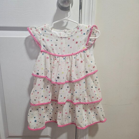 Cute Star Ruffled Toddler Spring/Summer Dress 3T - Picture 2 of 7